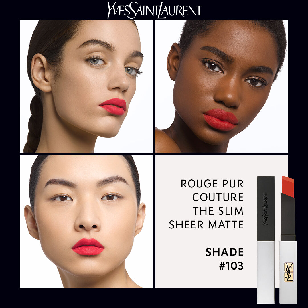 Yves saint laurent rouge pur couture the slim sheer matte lipstick on sale